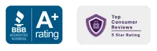 BBB A+ Rating & Top Consumer Reviews